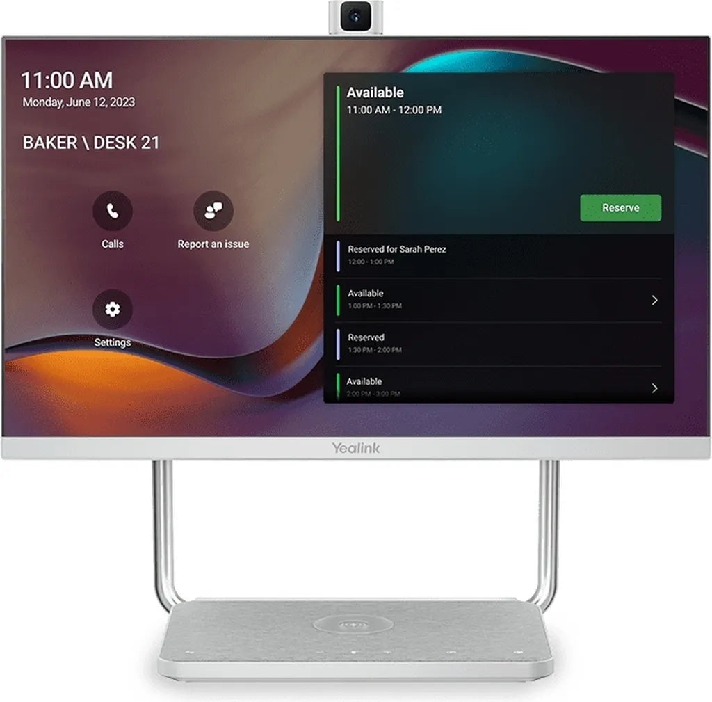 Yealink DeskVision A24 - 4K 24" Touchdisplay Lösung mit 4K Kamera, Microsoft Teams Meeting Lösung All Yealink