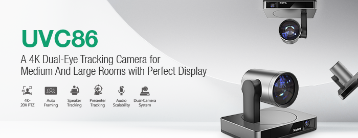 Yealink UVC86 - intelligente 4K PTZ Kamera Videokonferenz Yealink