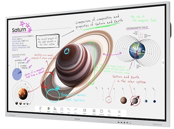 Samsung Flip Pro WMB-Series 4K/UHD Digital Flipchart Touch-Display All / interaktives Display Samsung 55" ohne Rollständer ohne Connetivity Tray