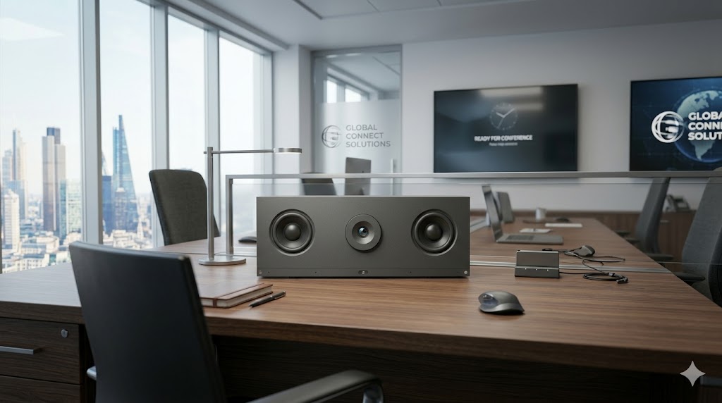 Huddly C1 KI-Videokonferenzbar – 4K UHD Sensor, Genius Framing & USB-Plug-and-Play Präsentationstechnik Huddly