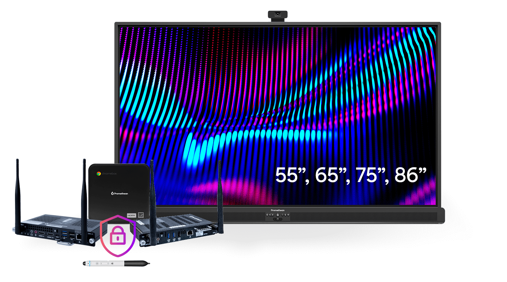Promethean ActivPanel 10 Digitale Interaktive Schultafel im Unterricht - Effizientes und Intuitives Lernen für Schüler - Einfache  Bedienung für Lehrer