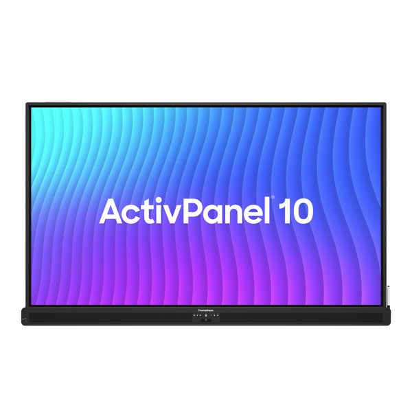 Promethean ActivPanel 10 Standard – interaktive 4K-Schultafel, 40 Touch-Punkte, 565 cd/m², Österreich