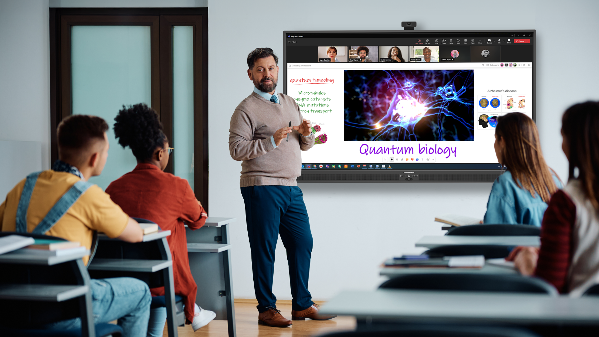 Promethean ActivPanel 10 Digitale Interaktive Schultafel im Unterricht - Effizientes und Intuitives Lernen für Schüler - Einfache  Bedienung für Lehrer