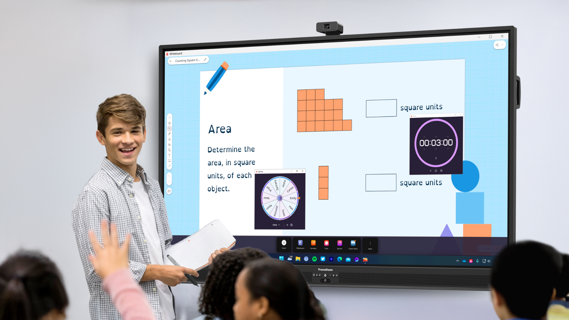 Promethean ActivPanel 10 Digitale Interaktive Schultafel im Unterricht - Effizientes und Intuitives Lernen für Schüler - Einfache  Bedienung für Lehrer