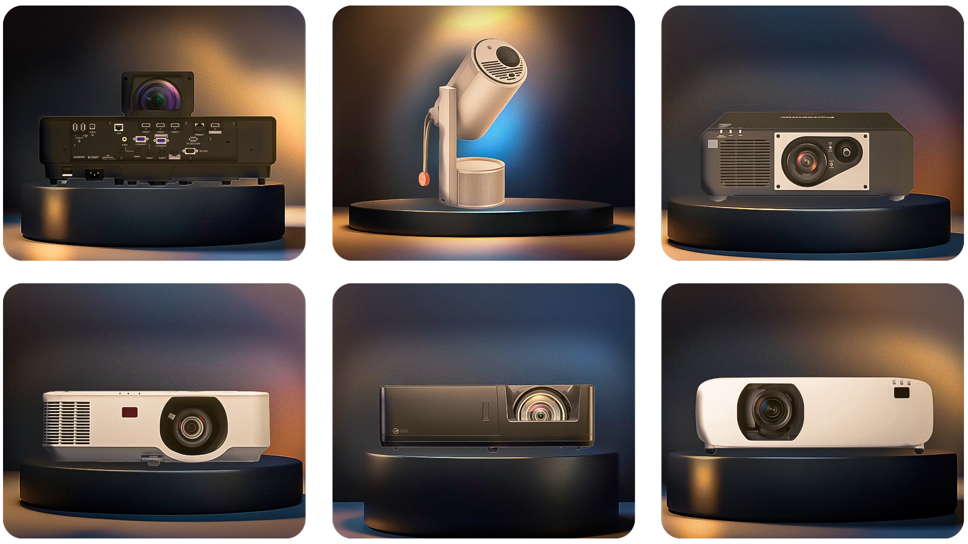 Hochwertiger Full-HD Beamer für Heimkino, Präsentationen und Gaming – leistungsstarker Projektor mit LED-Technologie, hoher Lumen-Helligkeit und 4K-Unterstützung