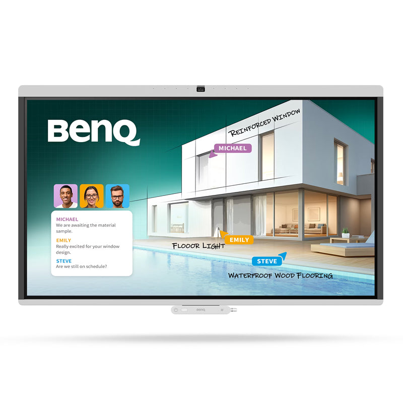 BenQ CM05-Serie Interaktives Whiteboard – Android 15, 4K UHD, Google EDLA