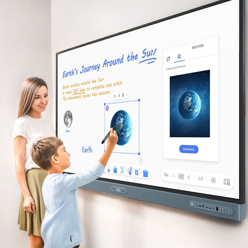 BenQ RM05-Serie Interaktives Whiteboard – Android 15, 4K UHD, Google EDLA All / interaktives Display BenQ