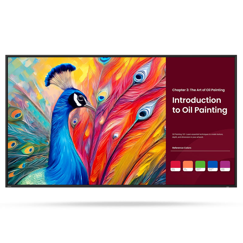 BenQ SH04-Serie Smart Signage Display – 4K UHD, 800 nits, 24/7 Betrieb DigitalSignage BenQ