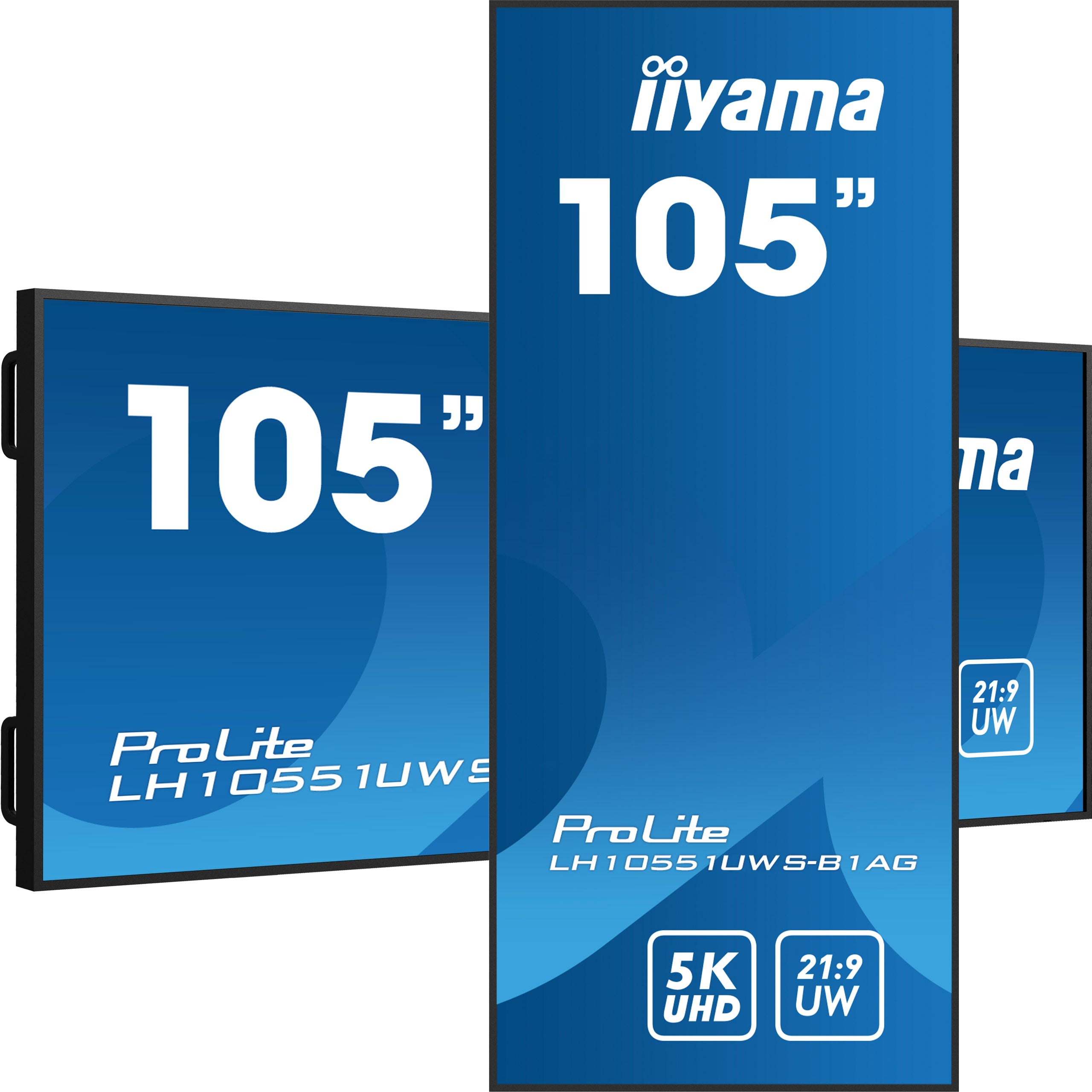 iiyama LH10551UWS-B1AG 5K Ultrawide Signage Display mit 24/7 Betrieb All iiyama