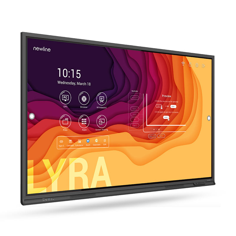 Newline LYRA Lite - 4K/UHD interaktives Touchdisplay - Google EDLA zertifiziert