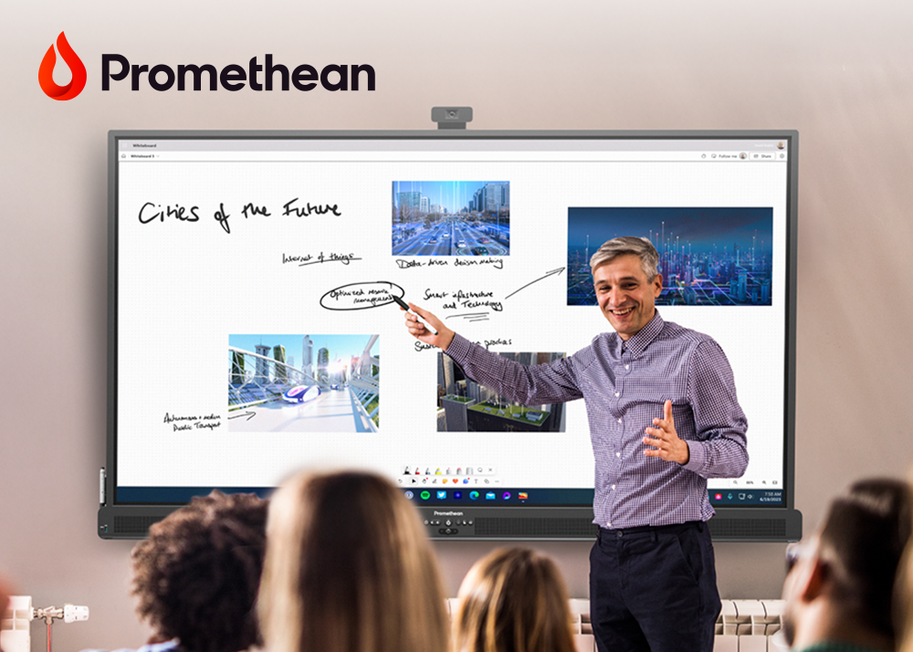 Promethean ActivPanel 10 Digitale Interaktive Schultafel im Unterricht - Effizientes und Intuitives Lernen für Schüler - Einfache  Bedienung für Lehrer