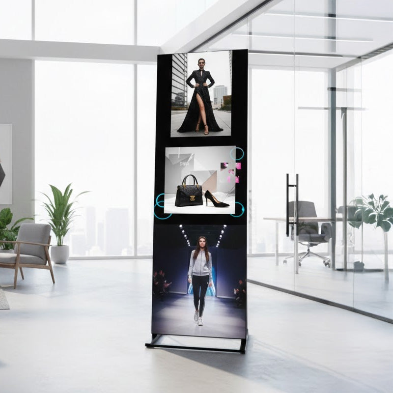 Linea Videosäule 640 x 1920 mm inkl. Flightcase All / LED-Wall ACT