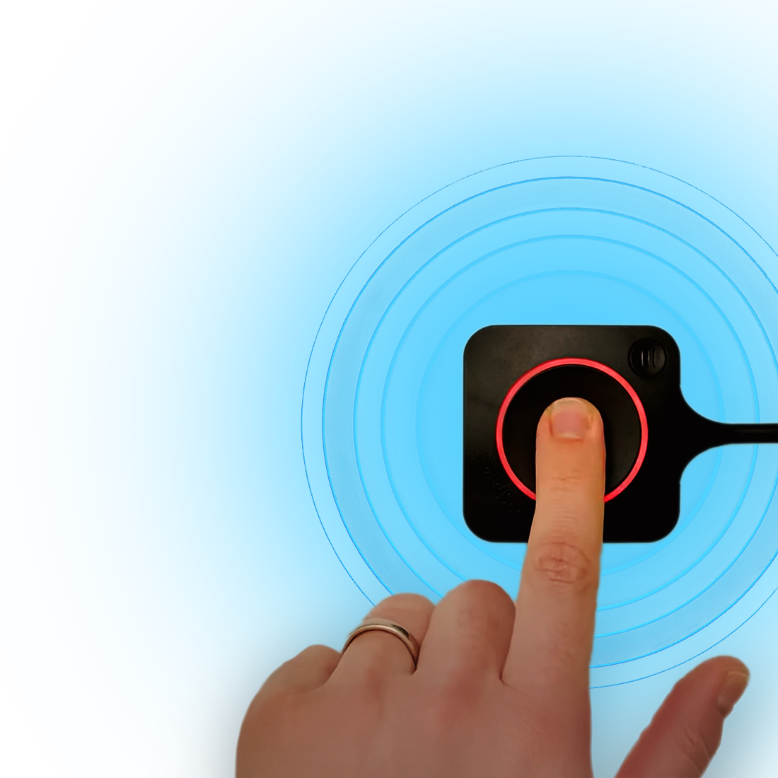 Barco-Clickshare Knopfdruck