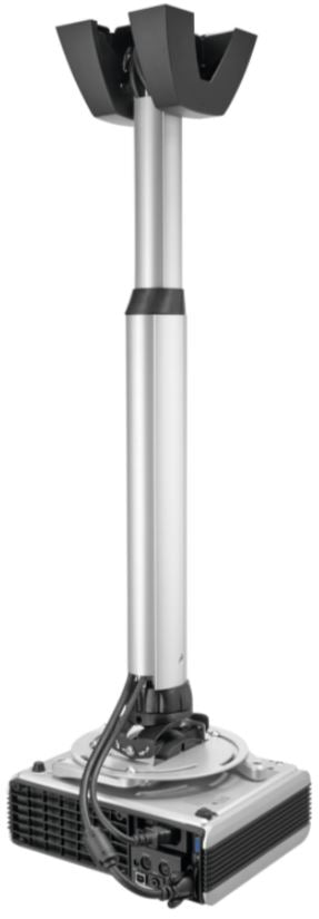 Vogel's Deckenhalterung für Projektor, Höhenverstellbar 40-45cm, silber All Vogels