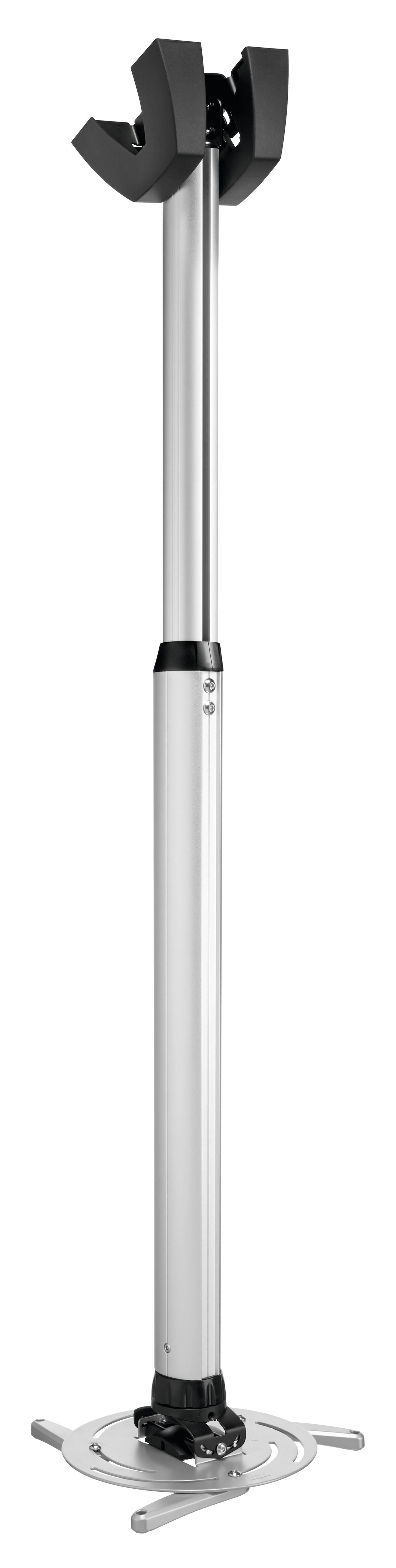 Vogel's Deckenhalterung für Projektor, Höhenverstellbar 85-135cm, silber Halterung Vogels