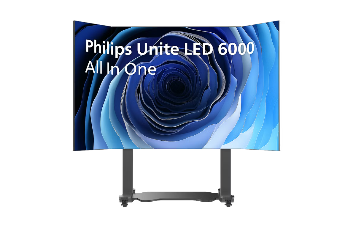 Philips Unite LED 6115 | mobile, faltbare LED-WALL mit Höhenverstellung und Flightcase, vormontiert
