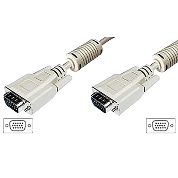 SVGA Kabel Stift Stift doppelt geschirmt