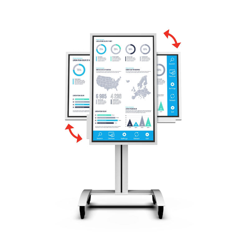 Samsung Flip Pro WMB-Series 4K/UHD Digital Flipchart Touch-Display All / interaktives Display Samsung 65" mit Rollständer ohne Connetivity Tray