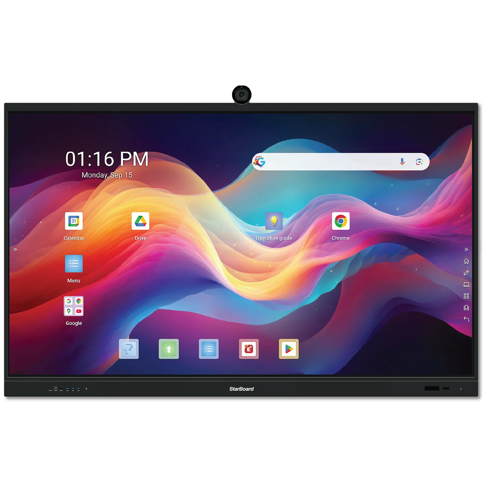 Starboard YL7X Serie 4K Touchdisplays mit Android 14 All Starboard 65"