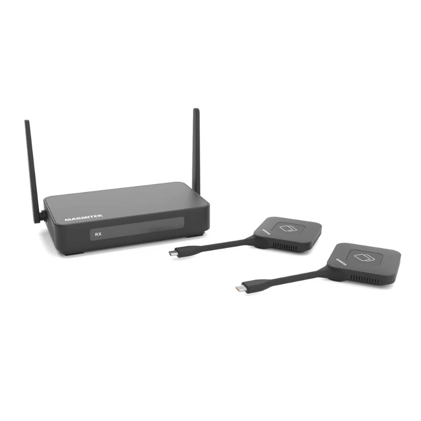 Marmitek Stream 4K Pro Receiver: Flexibilität für Ihre Konferenzräume Präsentationstechnik Marmitek 2 Buttons