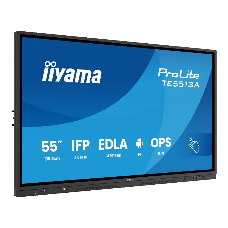 iiyama ProLite TE13A-B2AG Serie Interaktives Display – 4K UHD, Google EDLA, Touch