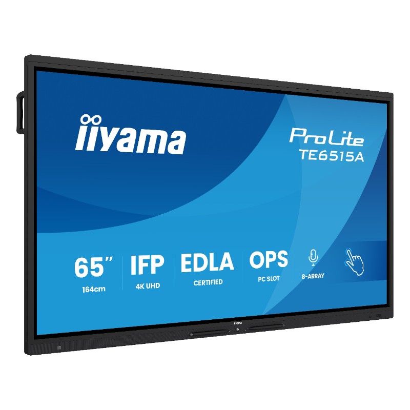iiyama ProLite TE15A-B2AG Serie Interaktives Display – 4K UHD, Google EDLA, Touch