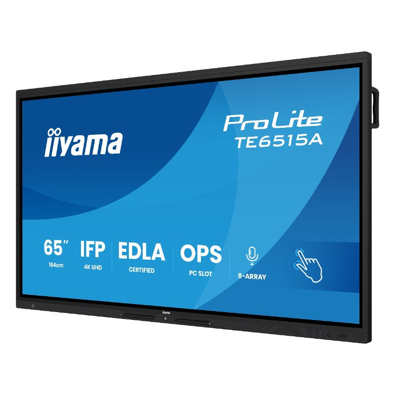 iiyama ProLite TE15A-B2AG Serie Interaktives Display – 4K UHD, Google EDLA, Touch All / interaktives Display iiyama