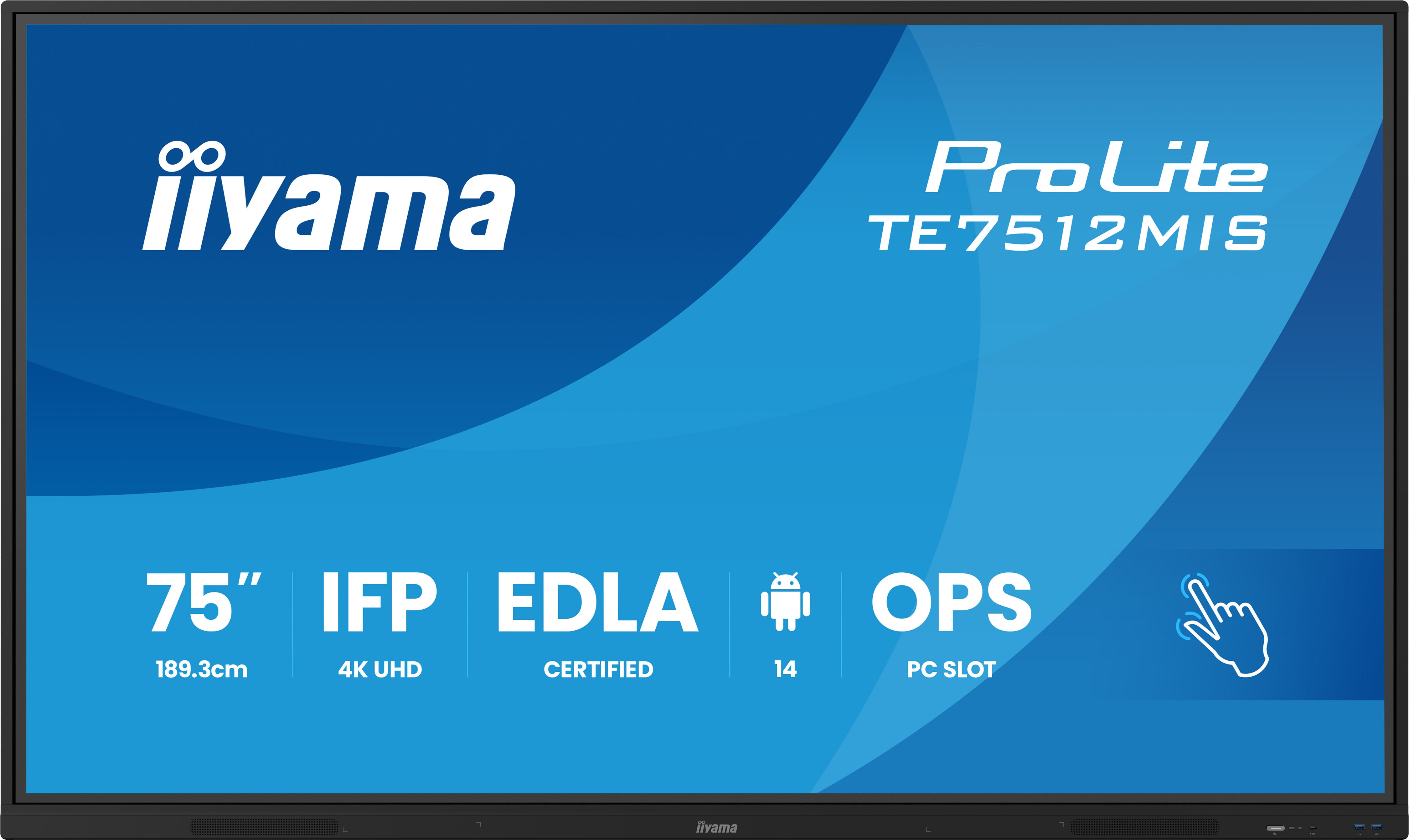 iiyama ProLite TE-12MIS-B4AG 4K/UHD Interaktives Touch Display - 65" All / interaktives Display iiyama