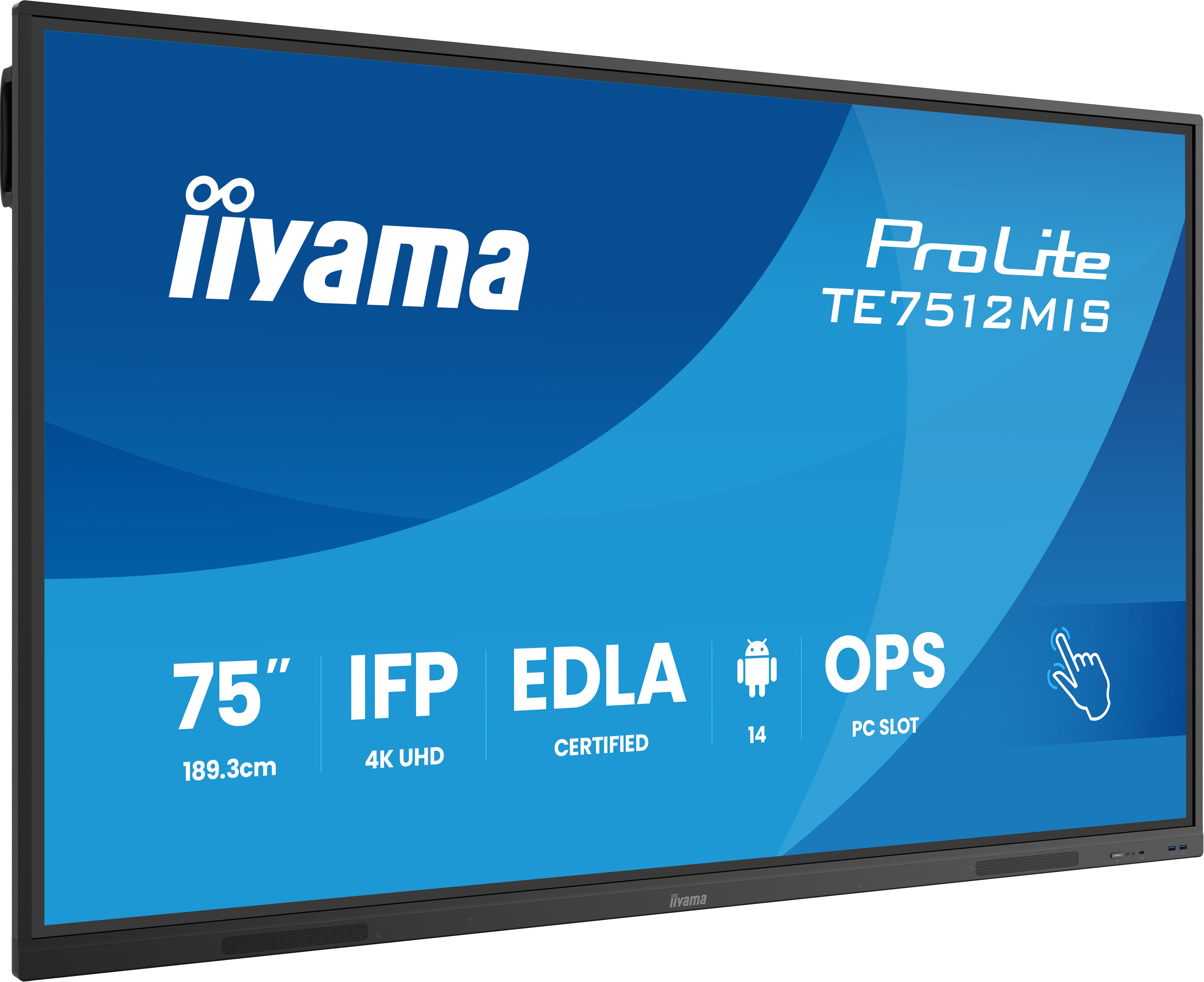 iiyama ProLite TE-12MIS-B4AG 4K/UHD Interaktives Touch Display - 65"