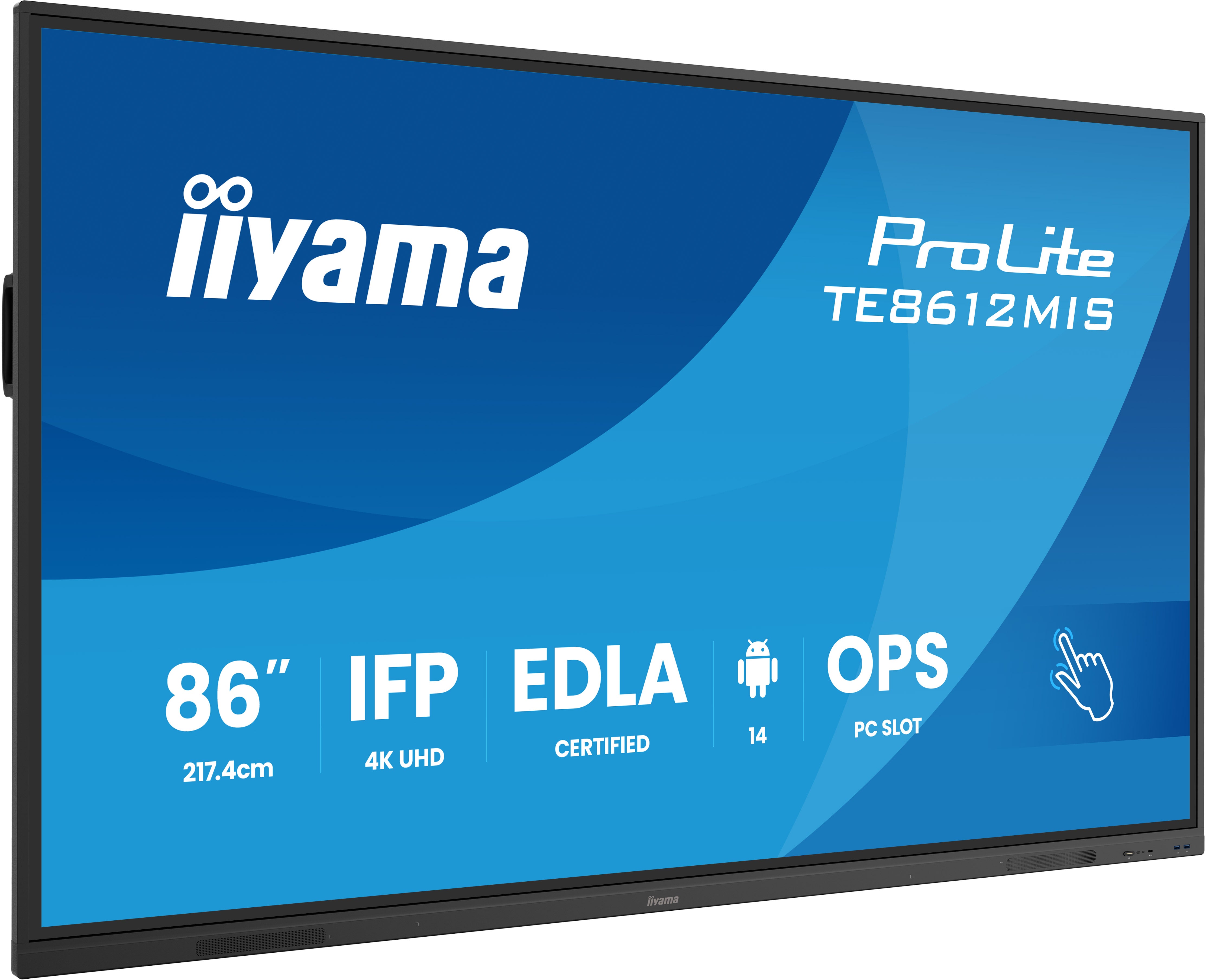 iiyama ProLite TE-12MIS-B4AG 4K/UHD Interaktives Touch Display - 65"