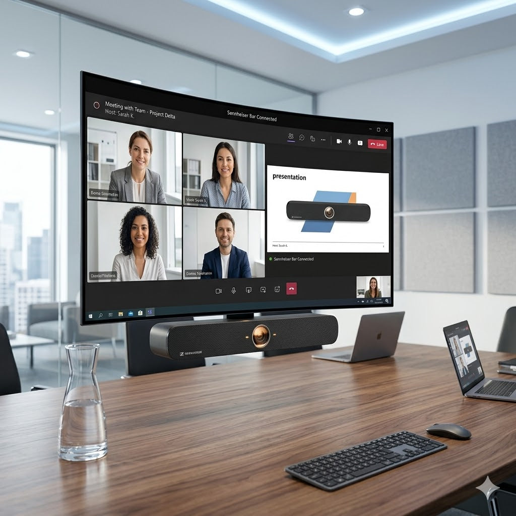 Sennheiser TeamConnect Bar S | 4K Videobar Videokonferenz Sennheiser