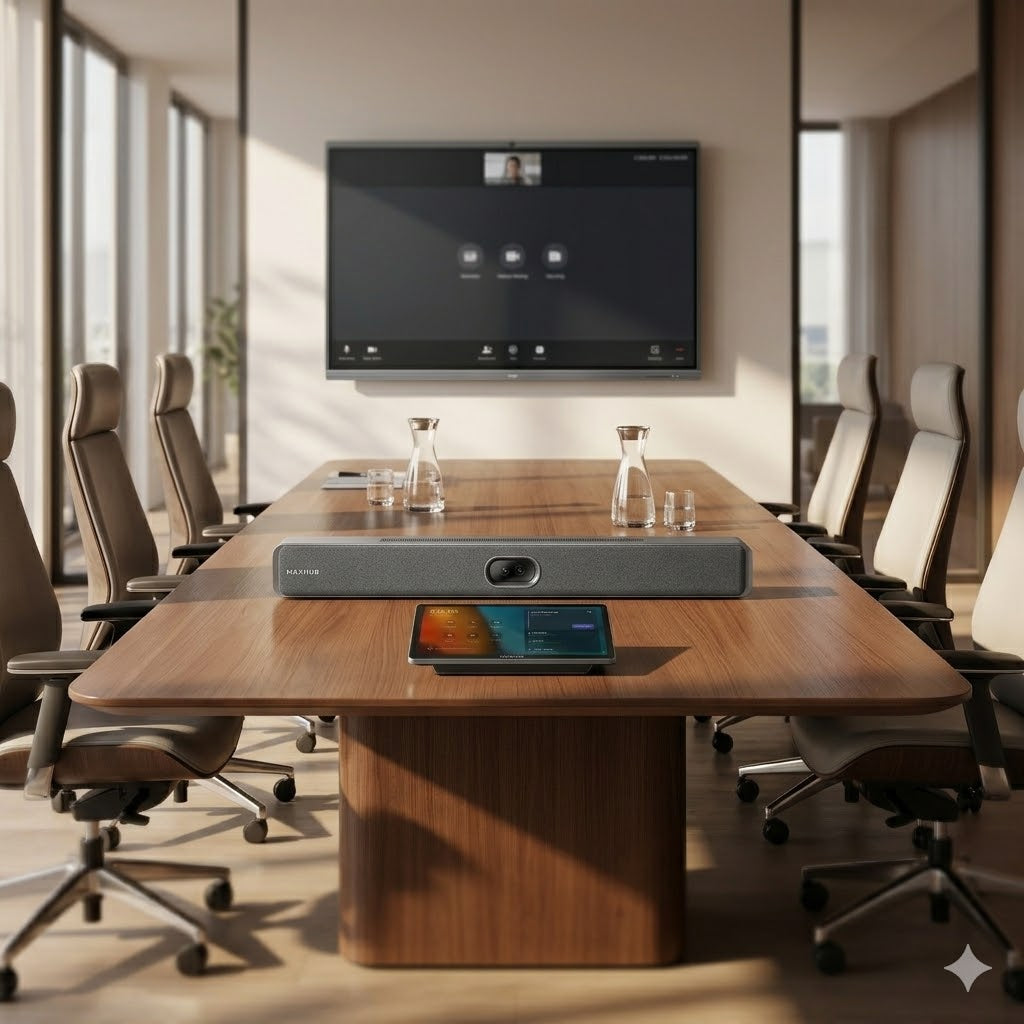 MAXHUB XBar V50 Kit – KI-Videobar mit 100 MP Kamera für Konferenzräume All MaxHub