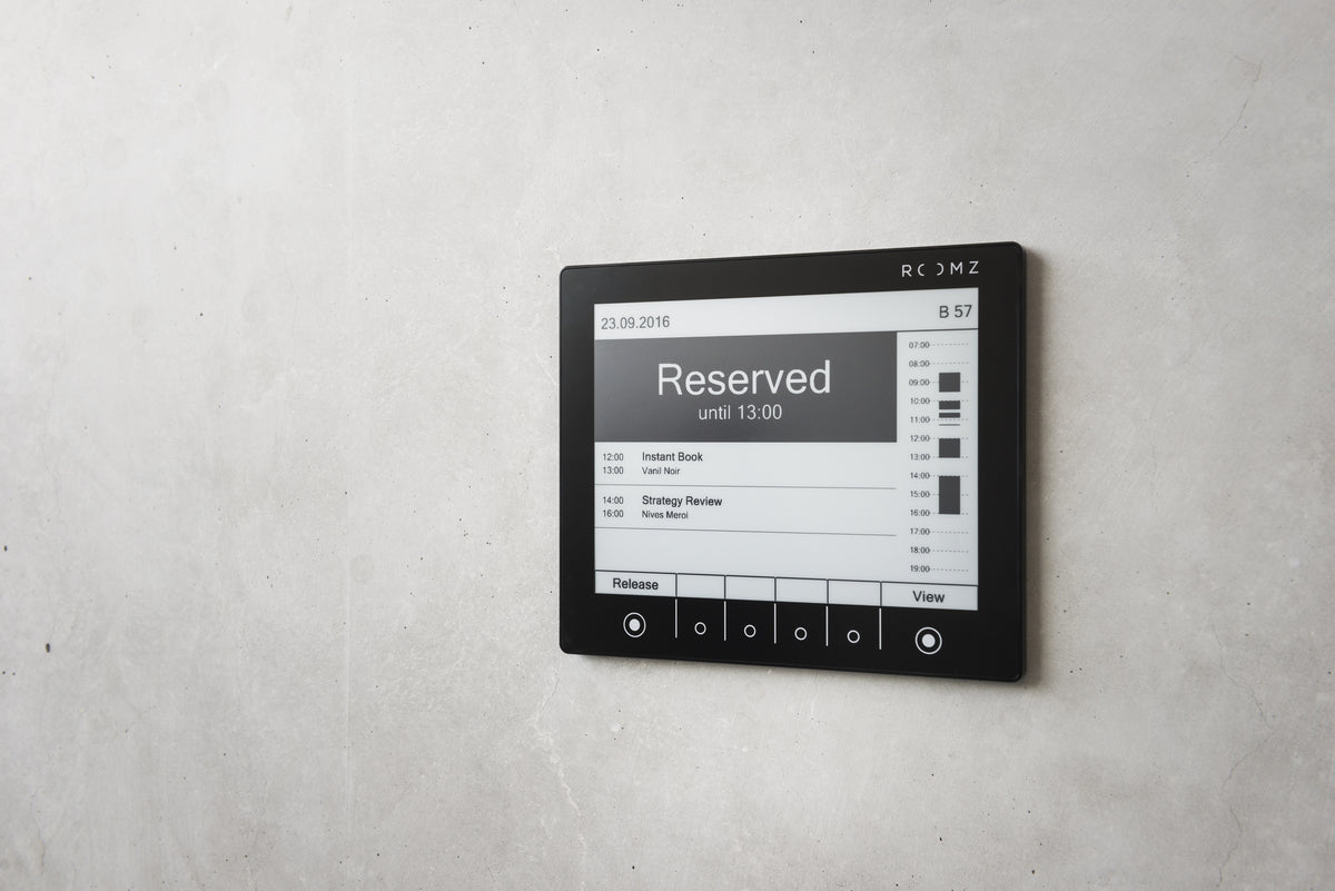 ROOMZ Display BLACK inkl. Software Subscription für 1 Jahr DigitalSignage ROOMZ