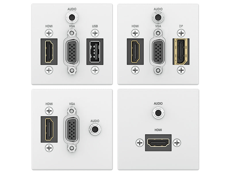 Extron Flex55 Anschlussfeld für HDMI, Displayport, Stereo-Audio und USB Mediensteuerung Extron Electronics EMEA