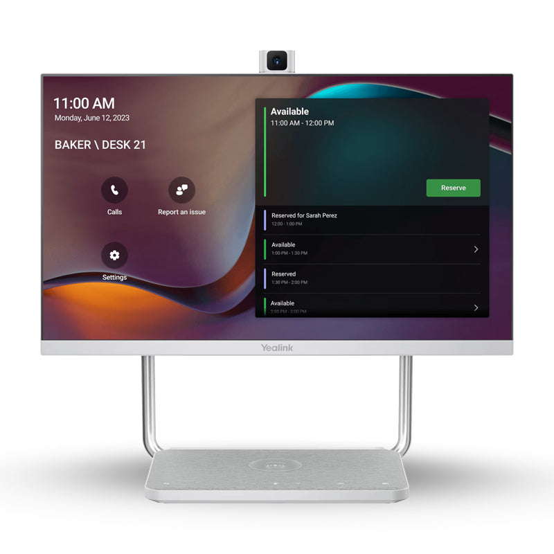 Yealink DeskVision A24 - 4K 24" Touchdisplay Lösung mit 4K Kamera, Microsoft Teams Meeting Lösung All Yealink
