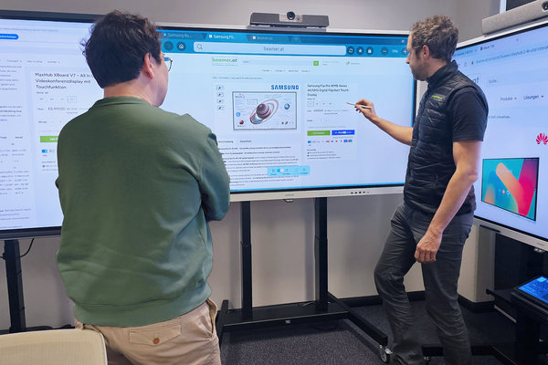 beamer.at Showroom Wien – Barco ClickShare live testen