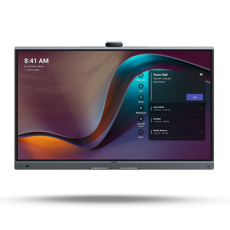 Yealink MeetingBoard Pro - 4K All-in-One Touchdisplay, 3 x 50MP-Kamera und 16-MEMS Mikrofonen All / interaktives Display Yealink