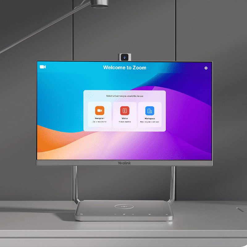 Yealink DeskVision A24 - 4K 24" Touchdisplay Lösung mit 4K Kamera, Microsoft Teams Meeting Lösung All Yealink
