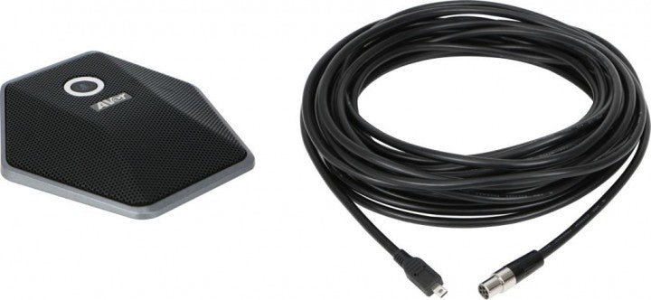AVer Zusatzmikrofon für VB342+ Videokonferenz-Soundbar inkl. 20m Kabel Audio AVer